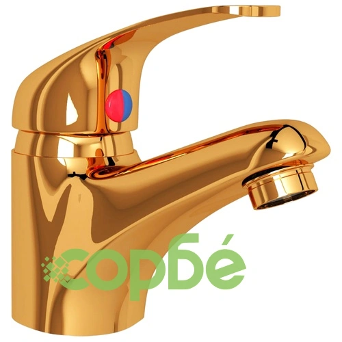 Смесител за мивка, златист, 13х10 см ➤ топ цена ➤ sorbe.bg