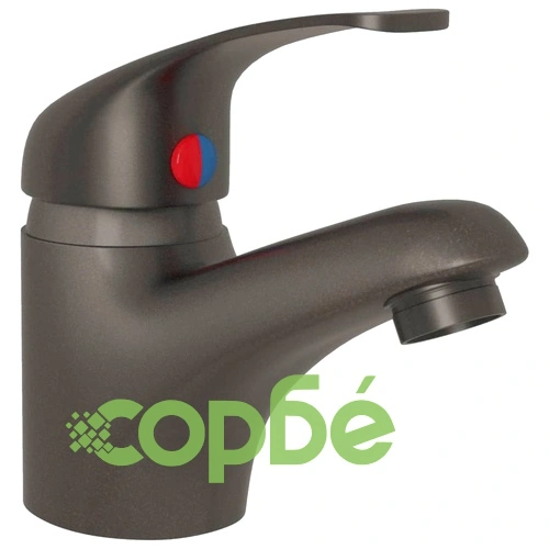 Смесител за мивка, сив, 13х10 см ➤ топ цена ➤ sorbe.bg