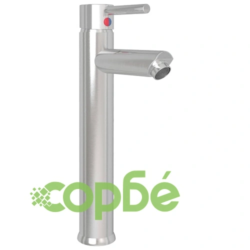 Смесител за баня, сребрист, 12х30 см ➤ топ цена ➤ sorbe.bg