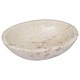 Кремава мивка, 53x40x15 см, мрамор