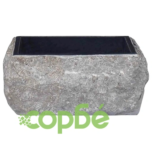 Черна мивка, 30x30x13 см, мрамор ➤ топ цена ➤ sorbe.bg