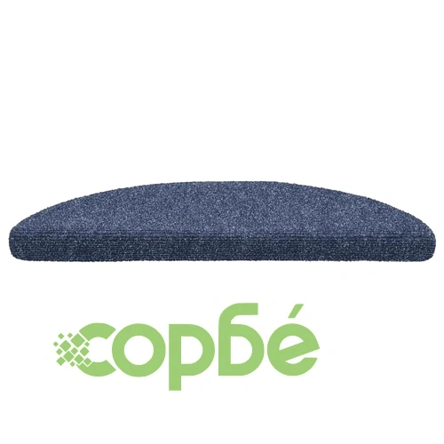 Изтривалки за стълби, самозалепващи се, 10 бр., 56x17x3 см, сини, полукръгли ➤ топ цена ➤ sorbe.bg