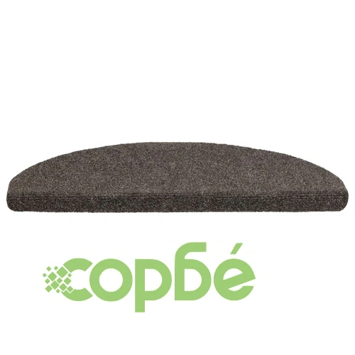 Изтривалки за стълби, самозалепващи се, 10 бр., 65x21x4 см, антрацит, полукръгли, големи ➤ топ цена ➤ sorbe.bg