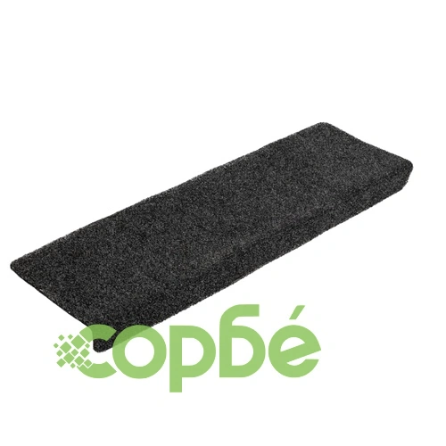 Изтривалки за стълби, самозалепващи се, 5 бр., 65x21x4 см, сиви, с правоъгълен кант ➤ топ цена ➤ sorbe.bg