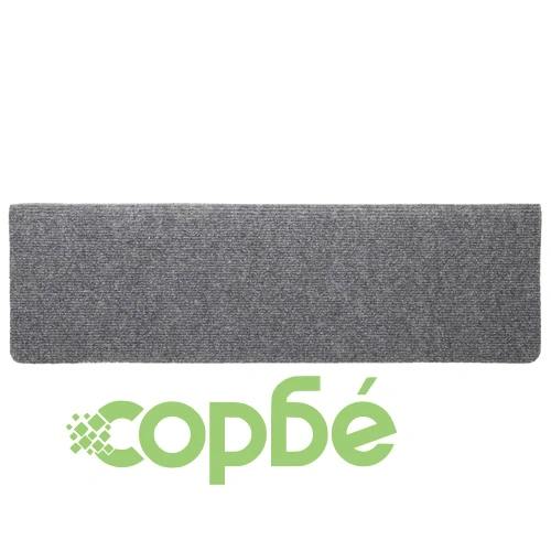 Изтривалки за стълби, самозалепващи се, 5 бр., 65x21x4 см, светлосиви, правоъгълни, кант ➤ топ цена ➤ sorbe.bg