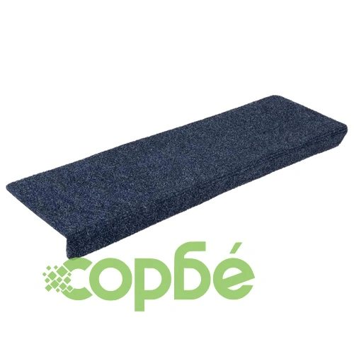 Изтривалки за стълби, самозалепващи се, 10 бр., 65x21x4 см, антрацит, правоъгълен кант ➤ топ цена ➤ sorbe.bg