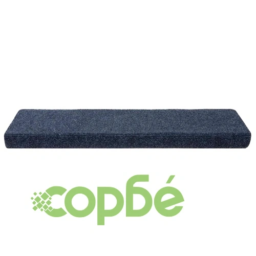 Изтривалки за стълби, самозалепващи се, 10 бр., 65x21x4 см, антрацит, правоъгълен кант ➤ топ цена ➤ sorbe.bg