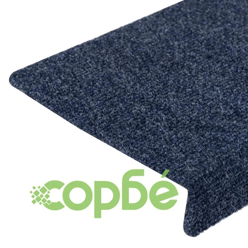 Изтривалки за стълби, самозалепващи се, 10 бр., 65x21x4 см, антрацит, правоъгълен кант ➤ топ цена ➤ sorbe.bg