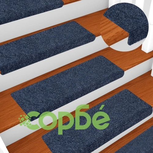 Изтривалки за стълби, самозалепващи се, 10 бр., 65x21x4 см, антрацит, правоъгълен кант ➤ топ цена ➤ sorbe.bg