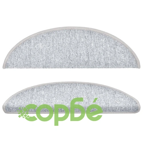 Изтривалки за стълби, 10 бр., 56x17x3 см, светлосиви, полукръгли ➤ топ цена ➤ sorbe.bg