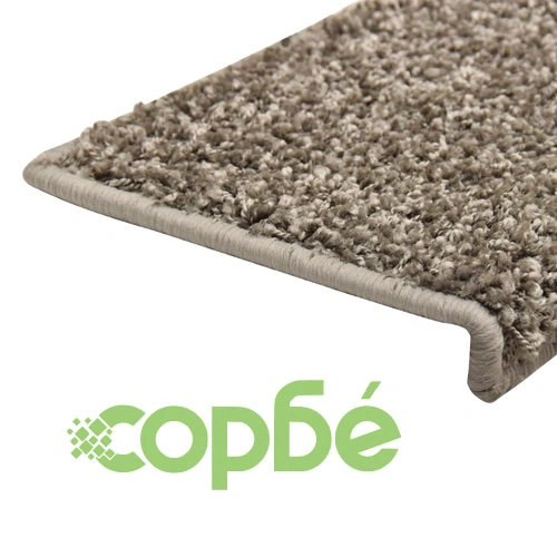 Изтривалки за стълби, 5 бр., 65x21x4 см, сиви, с правоъгълен кант ➤ топ цена ➤ sorbe.bg