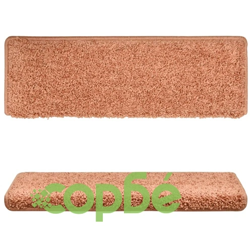 Изтривалки за стълби, 5 бр., 65x21x4 см, кремави, с правоъгълен ръб ➤ топ цена ➤ sorbe.bg