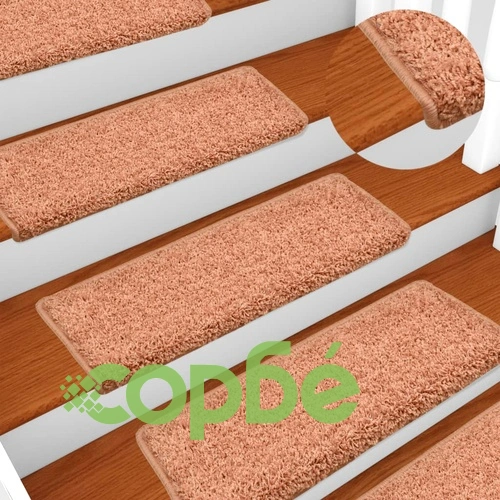 Изтривалки за стълби, 5 бр., 65x21x4 см, кремави, с правоъгълен ръб ➤ топ цена ➤ sorbe.bg