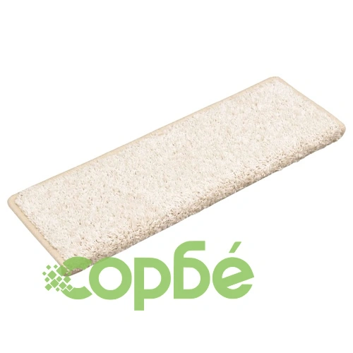 Изтривалки за стълби, 5 бр., 65x21x4 см, бели, с правоъгълен кант ➤ топ цена ➤ sorbe.bg