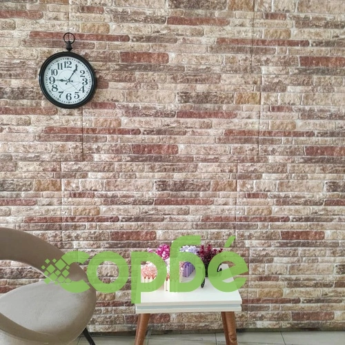 3D стенни панели, тухлен дизайн, шарени, 10 бр, EPS ➤ топ цена ➤ sorbe.bg