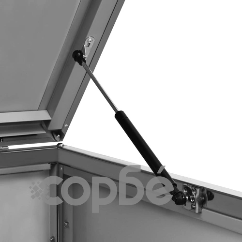 Двоен навес за кофа за смет 138x77,5x112,5 см инокс ➤ топ цена ➤ sorbe.bg