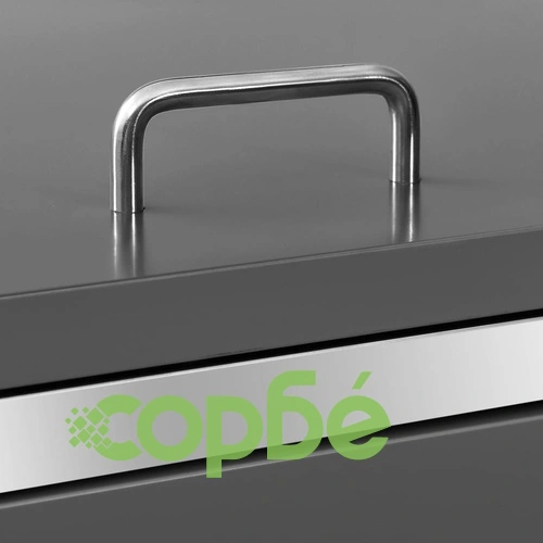 Двоен навес за кофа за смет 138x77,5x112,5 см инокс ➤ топ цена ➤ sorbe.bg
