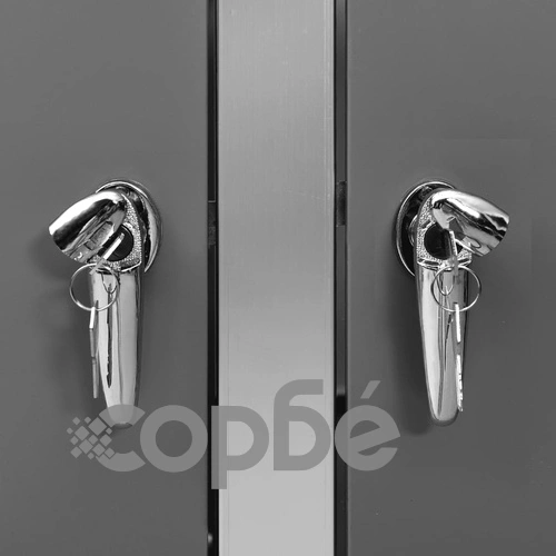 Троен навес за кофа за смет 207x77,5x112,5 см инокс ➤ топ цена ➤ sorbe.bg
