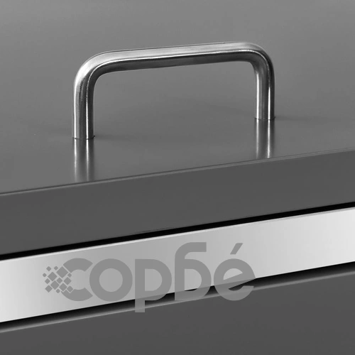 Троен навес за кофа за смет 207x77,5x112,5 см инокс ➤ топ цена ➤ sorbe.bg