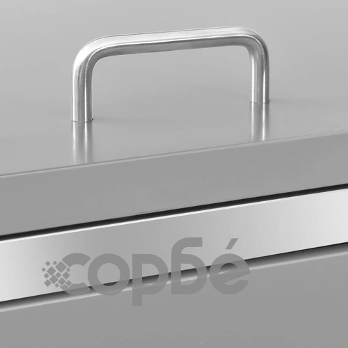 Троен навес за кофа за смет 207x77,5x112,5 см инокс ➤ топ цена ➤ sorbe.bg