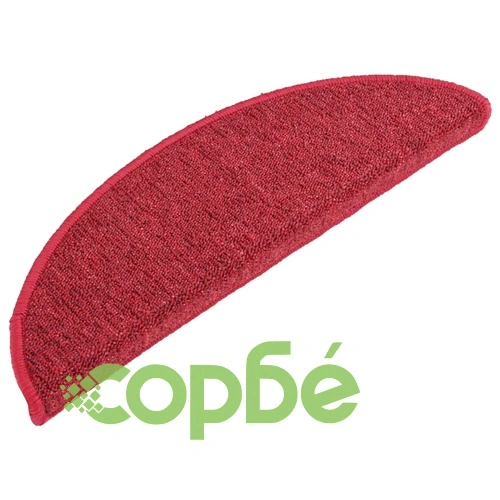 Постелки за стъпала, 15 бр, червени, 56x17x3 см ➤ топ цена ➤ sorbe.bg