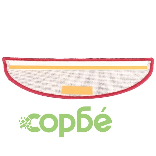 Постелки за стъпала, 15 бр, червени, 56x17x3 см ➤ топ цена ➤ sorbe.bg