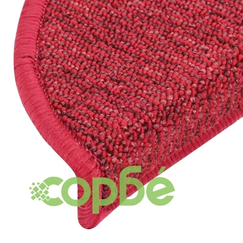 Постелки за стъпала, 15 бр, червени, 65x21x4 см ➤ топ цена ➤ sorbe.bg