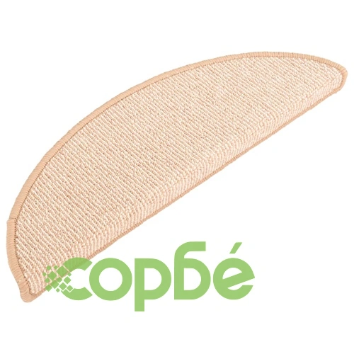 Изтривалки за стълби, 15 бр., 65x21x4 см, кремави, полукръгли, големи ➤ топ цена ➤ sorbe.bg