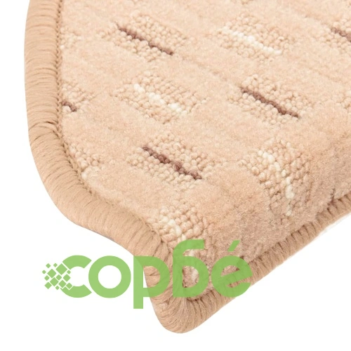 Постелки за стъпала, 15 бр, кремави, 56x17x3 см ➤ топ цена ➤ sorbe.bg