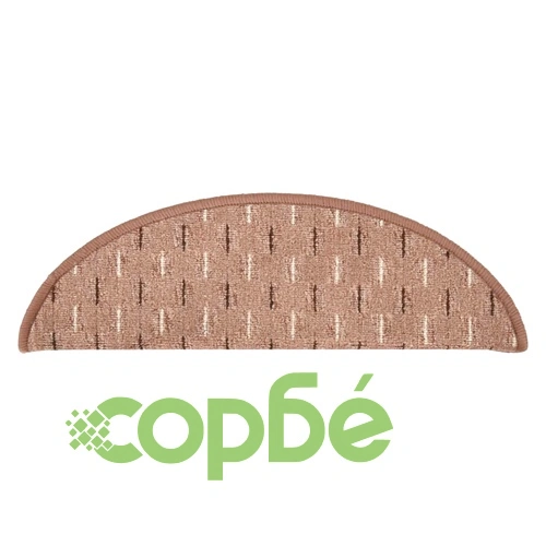 Постелки за стъпала, 15 бр, кафяви, 56x17x3 см ➤ топ цена ➤ sorbe.bg