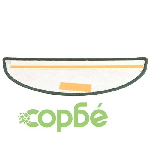 Постелки за стъпала, 15 бр, зелени, 65x25 см ➤ топ цена ➤ sorbe.bg