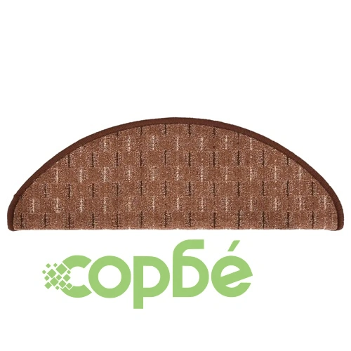 Постелки за стъпала, 15 бр, кафяви, 65x21x4 см ➤ топ цена ➤ sorbe.bg