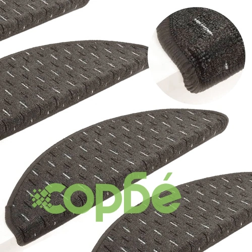 Постелки за стъпала, 15 бр, антрацит, 65x21x4 см ➤ топ цена ➤ sorbe.bg