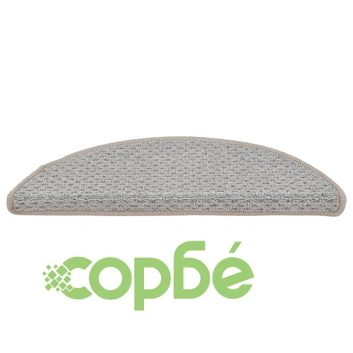 Постелки за стъпала, 15 бр, сиви, 56x17x3 см ➤ топ цена ➤ sorbe.bg