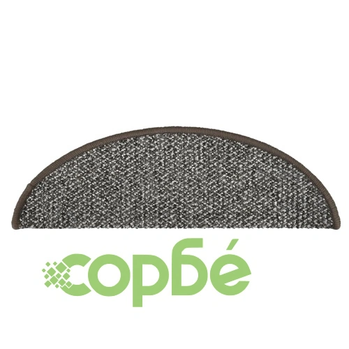 Постелки за стъпала, 15 бр, тъмносиви, 56x17x3 см ➤ топ цена ➤ sorbe.bg