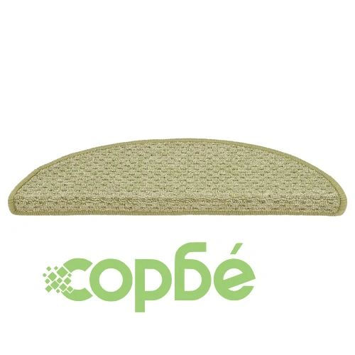 Постелки за стъпала, 15 бр, зелени, 65x21x4 см ➤ топ цена ➤ sorbe.bg