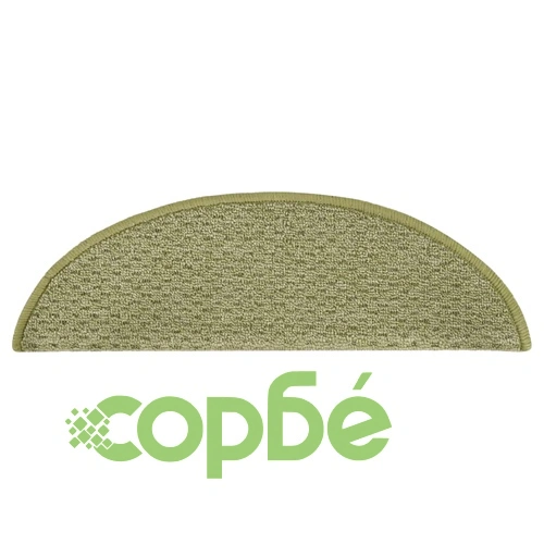 Постелки за стъпала, 15 бр, зелени, 65x21x4 см ➤ топ цена ➤ sorbe.bg