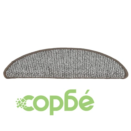 Постелки за стъпала, 15 бр, сиви, 56x17x3 см ➤ топ цена ➤ sorbe.bg