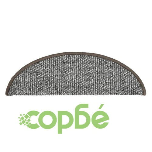 Постелки за стъпала, 15 бр, сиви, 56x17x3 см ➤ топ цена ➤ sorbe.bg