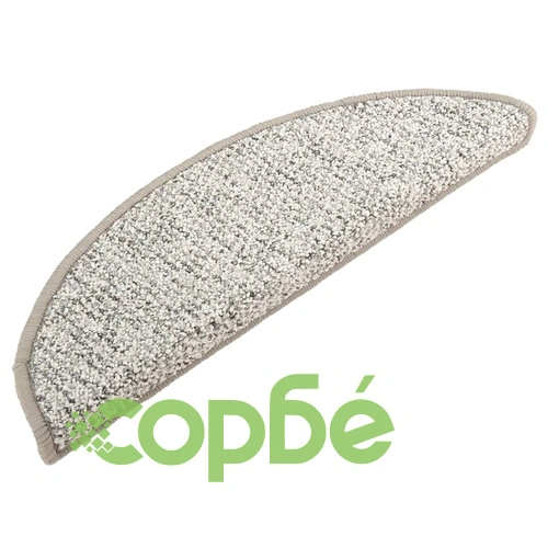 Постелки за стъпала, 15 бр, светлосиви, 56x17x3 см ➤ топ цена ➤ sorbe.bg