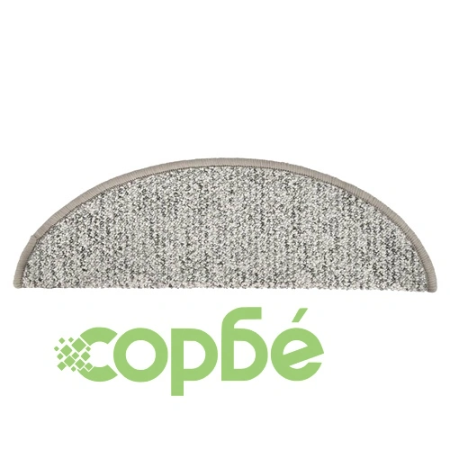 Постелки за стъпала, 15 бр, светлосиви, 56x17x3 см ➤ топ цена ➤ sorbe.bg