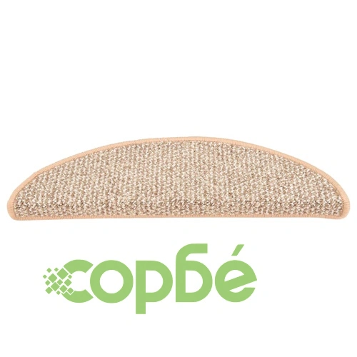 Постелки за стъпала, 15 бр, светлокафяви, 56x17x3 см ➤ топ цена ➤ sorbe.bg