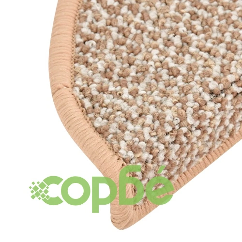 Постелки за стъпала, 15 бр, светлокафяви, 56x17x3 см ➤ топ цена ➤ sorbe.bg