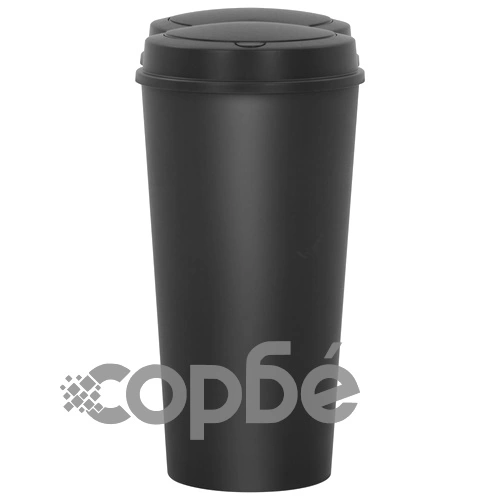 Двоен контейнер за смет, черен, 50 л ➤ топ цена ➤ sorbe.bg