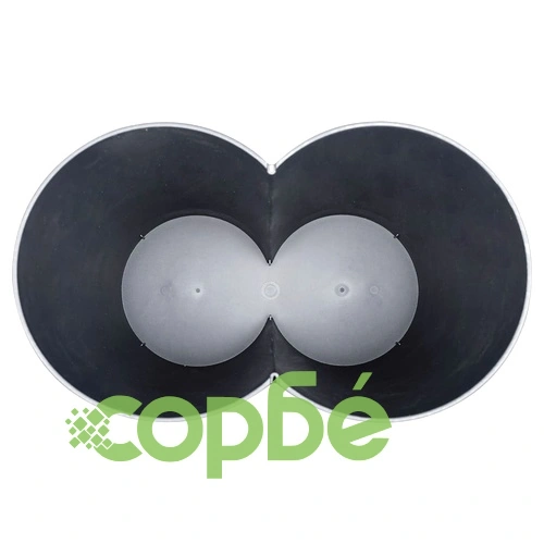 Двоен контейнер за смет, черен, 50 л ➤ топ цена ➤ sorbe.bg