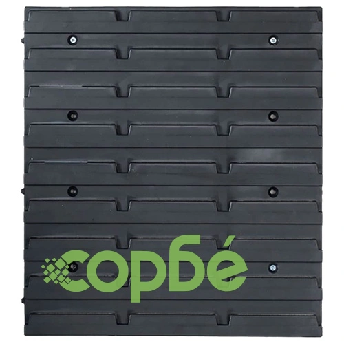 Стенен органайзер с 48 бр кутии за инструменти синьо и черно ➤ топ цена ➤ sorbe.bg