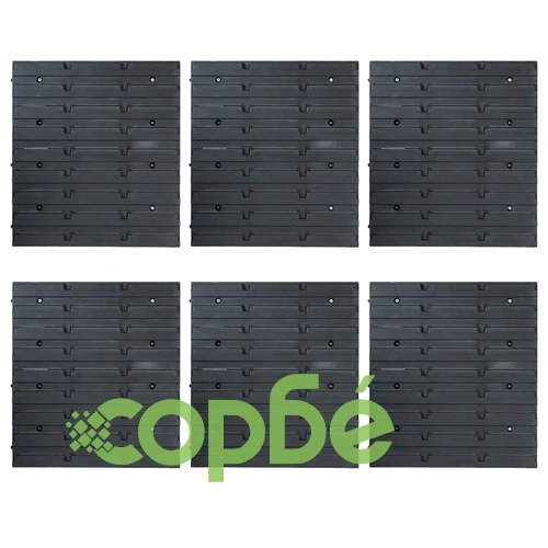 Стенен органайзер с 96 бр кутии за инструменти червено и черно ➤ топ цена ➤ sorbe.bg