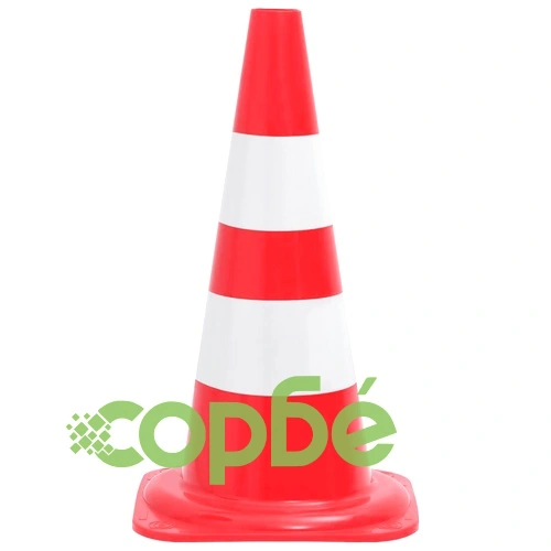 Светлоотразителни трафик конуси, 20 бр, червено и бяло, 50 см ➤ топ цена ➤ sorbe.bg