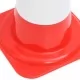 Светлоотразителни трафик конуси, 20 бр, червено и бяло, 50 см