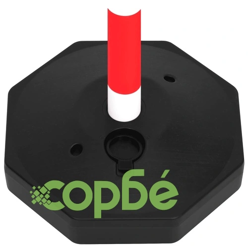 Комплект сигнални колчета с 10 м пластмасова верига ➤ топ цена ➤ sorbe.bg